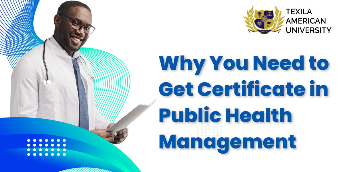 Certificate in Public Health Management