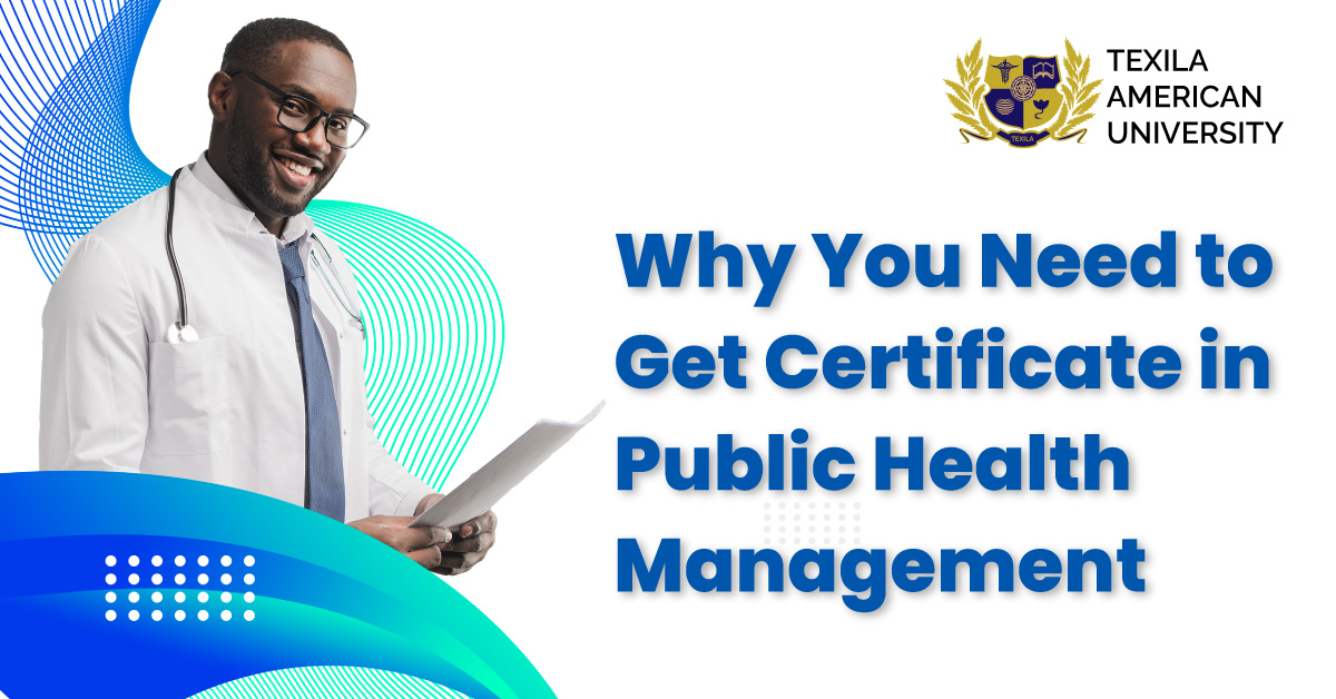 Certificate in Public Health Management