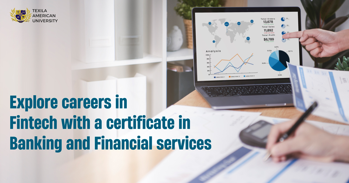 Explore careers in Fintech with a certificate in banking and financial services