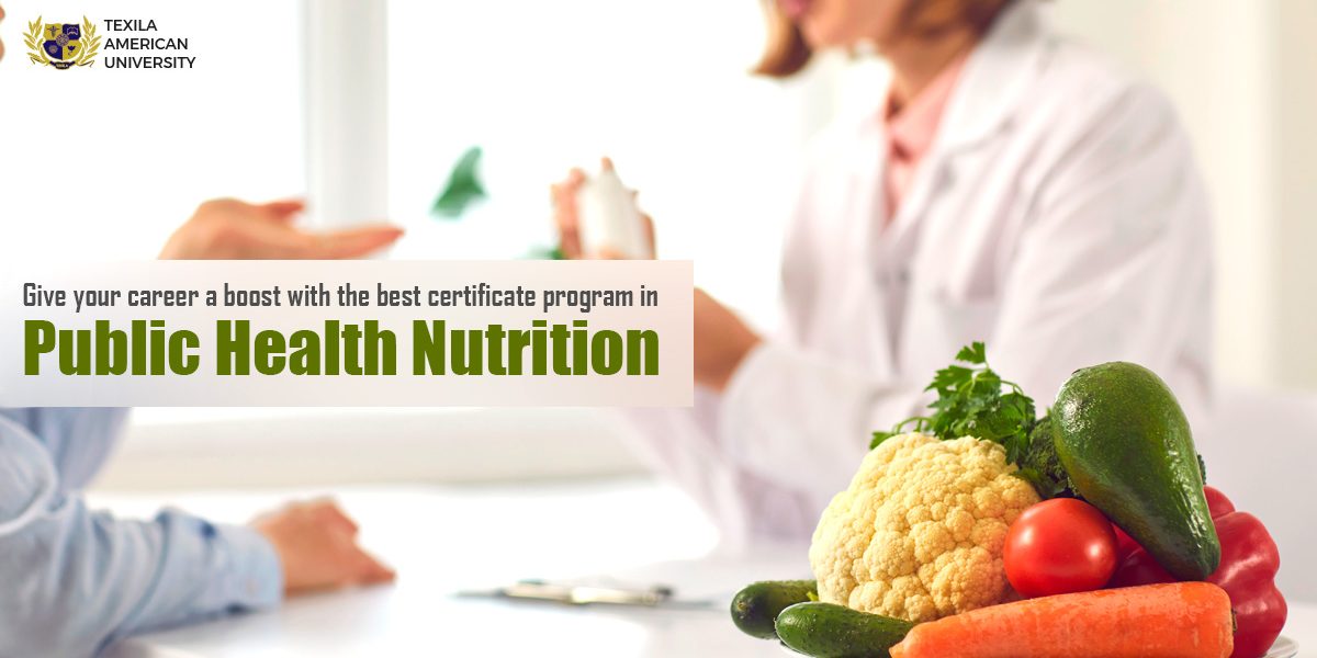 Give your career a boost with the best certificate program in public health nutrition