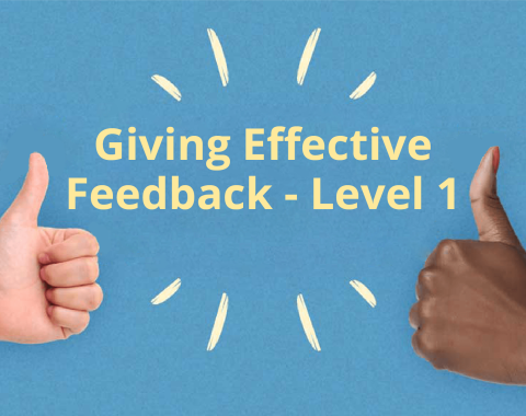 Giving Effective Feedback-Level 1